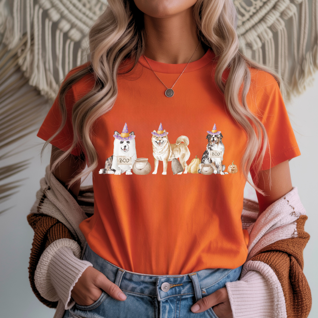 Halloween Party Dogs 3 Unisex T-Shirt