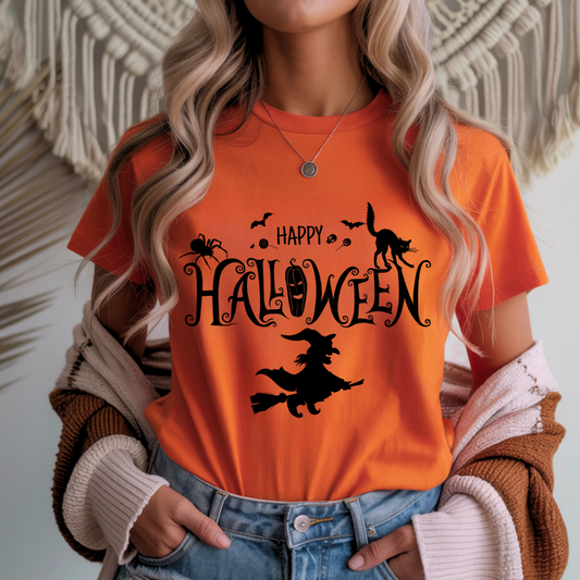 Happy Halloween Witch Unisex T-Shirt