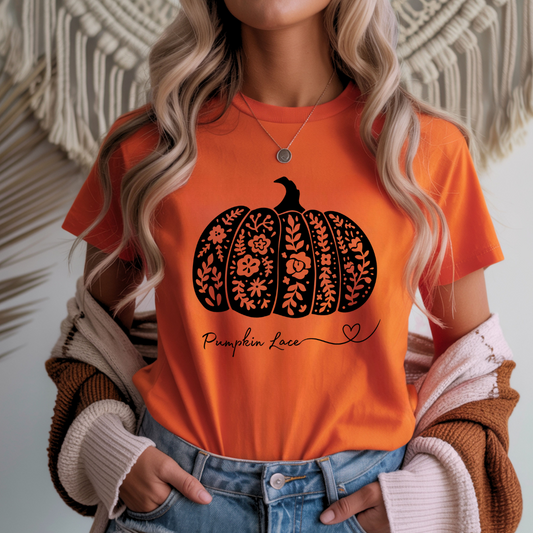 Pumpkin Lace Unisex Softstyle T-Shirt