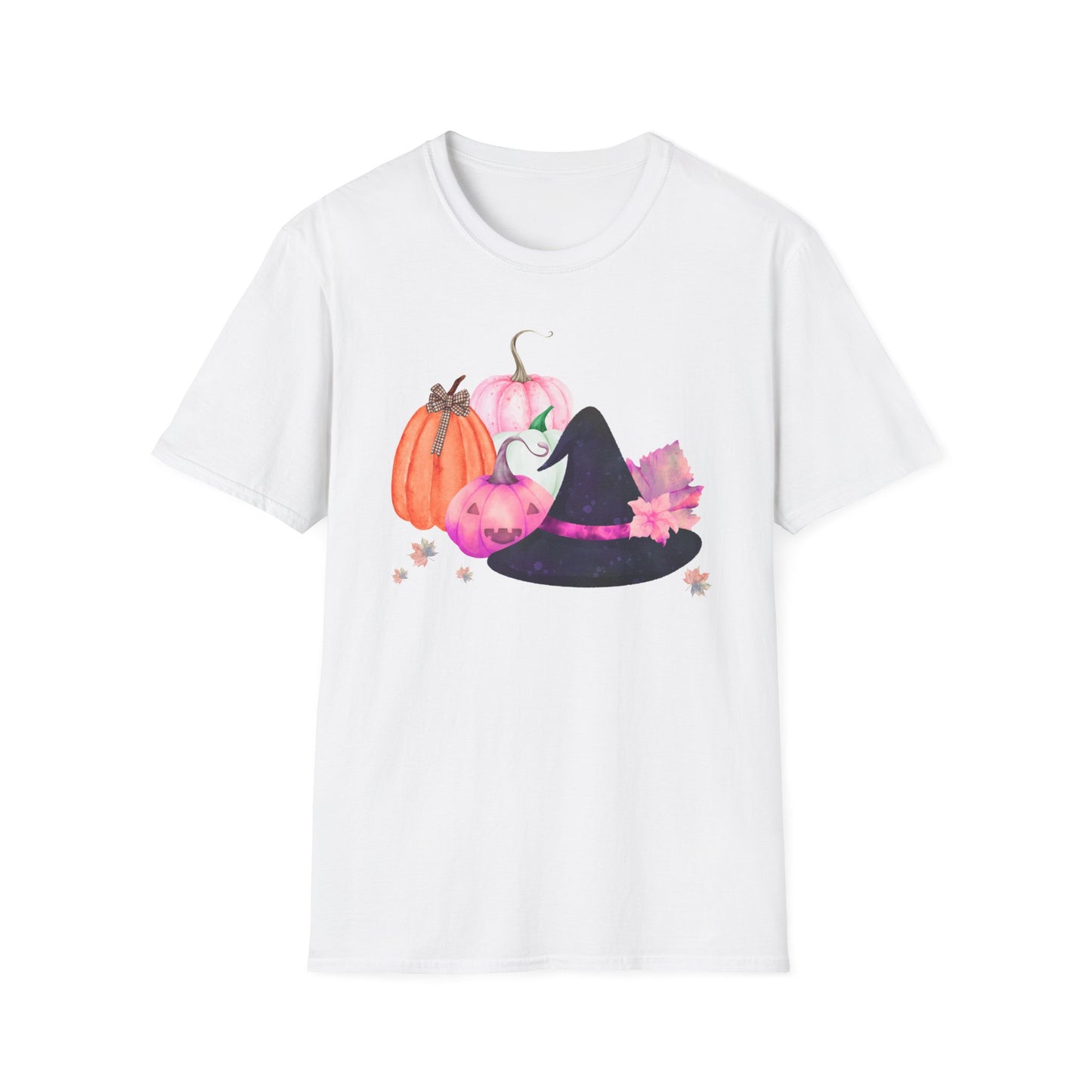 Witch Hat and Pumpkins - Halloween Unisex T-Shirt