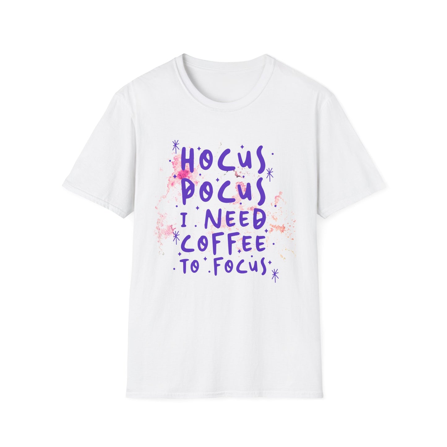 Hocus Pocus I Need Coffee to Focus - Halloween Unisex T-Shirt