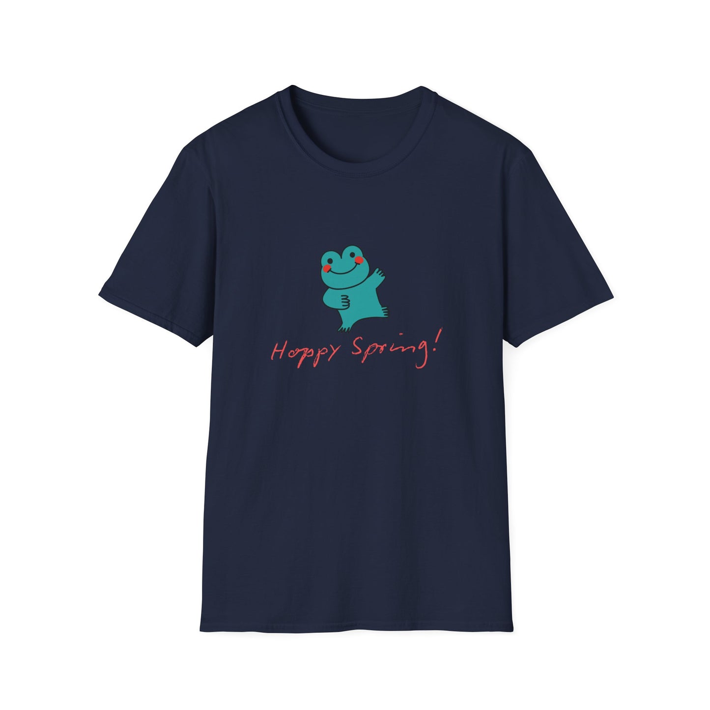 Hoppy Spring Frog - Spring Unisex T-Shirt