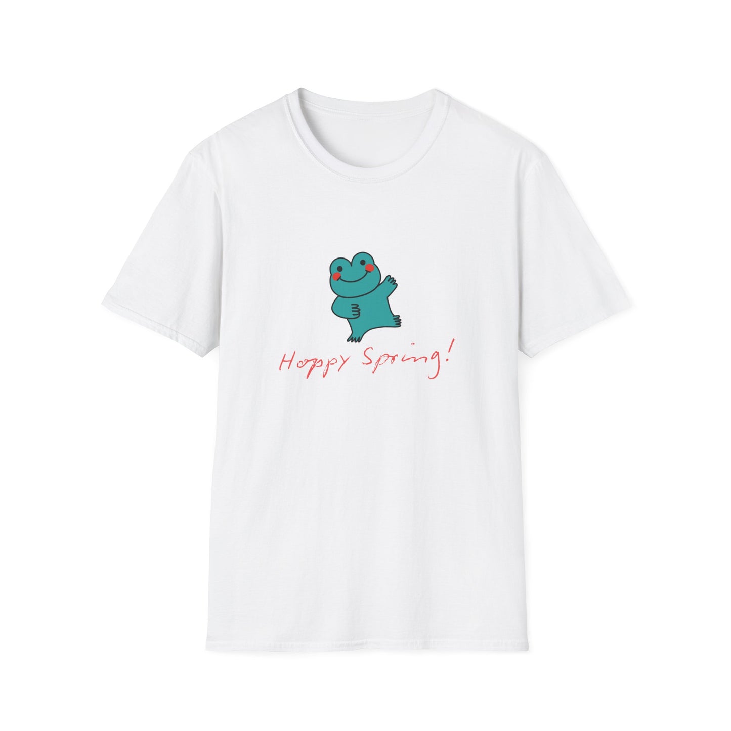 Hoppy Spring Frog - Spring Unisex T-Shirt