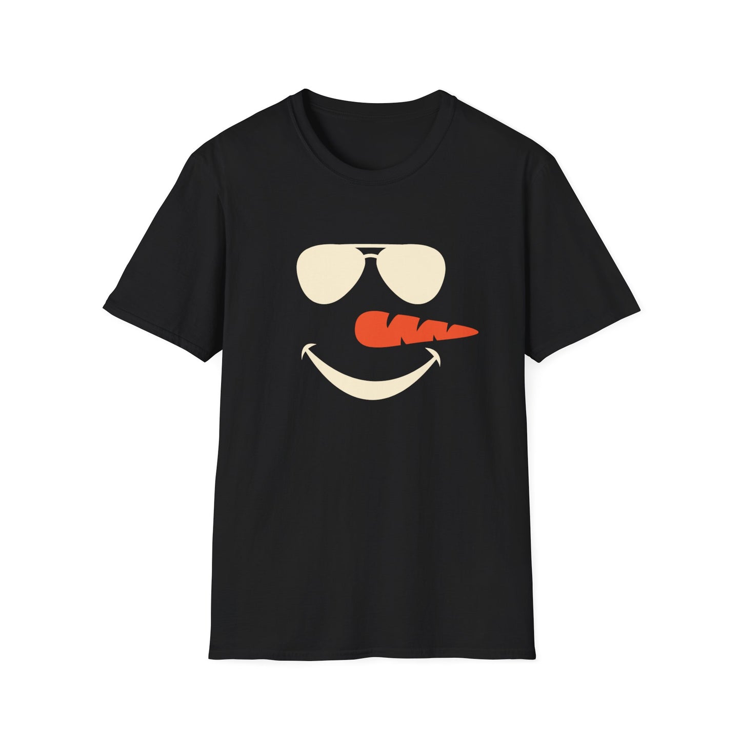 Snowman with Glasses - Winter Unisex T-Shirt