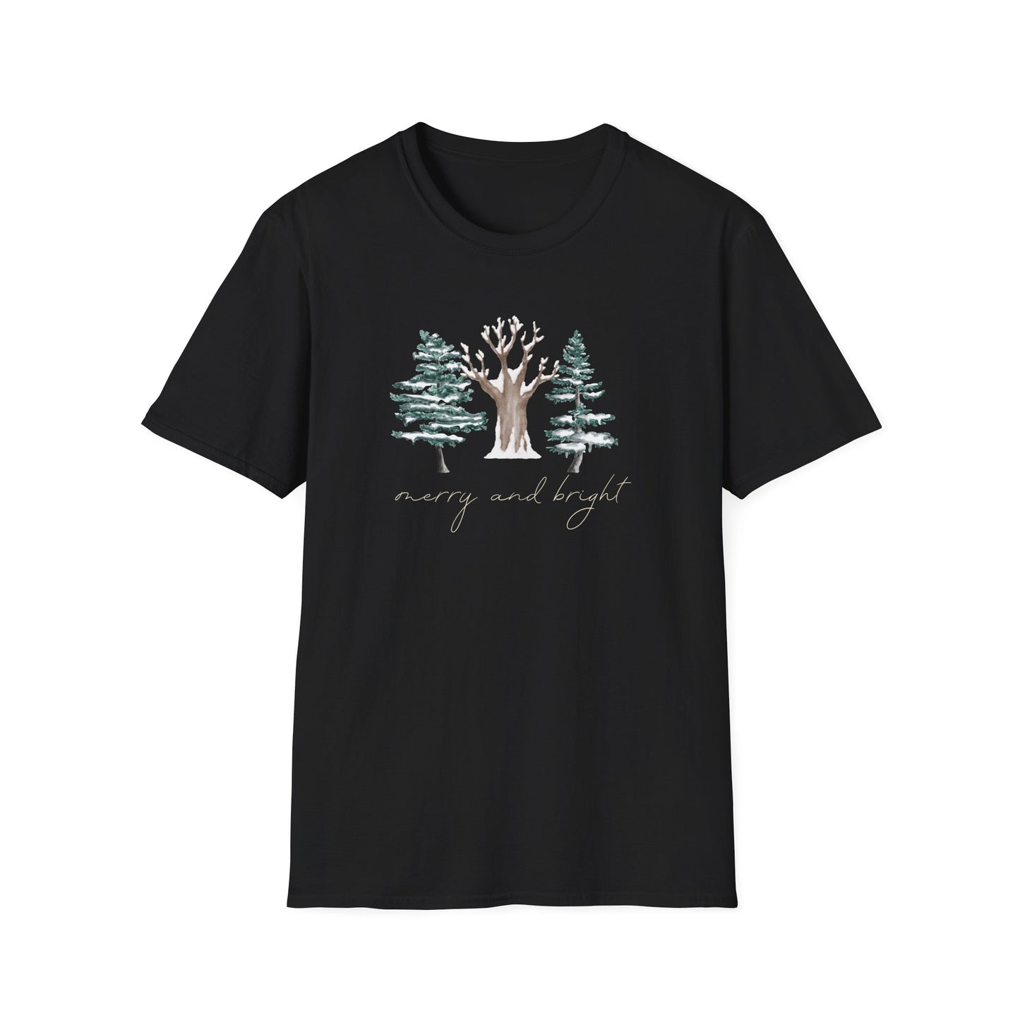 Merry and Bright - Christmas Unisex T-Shirt
