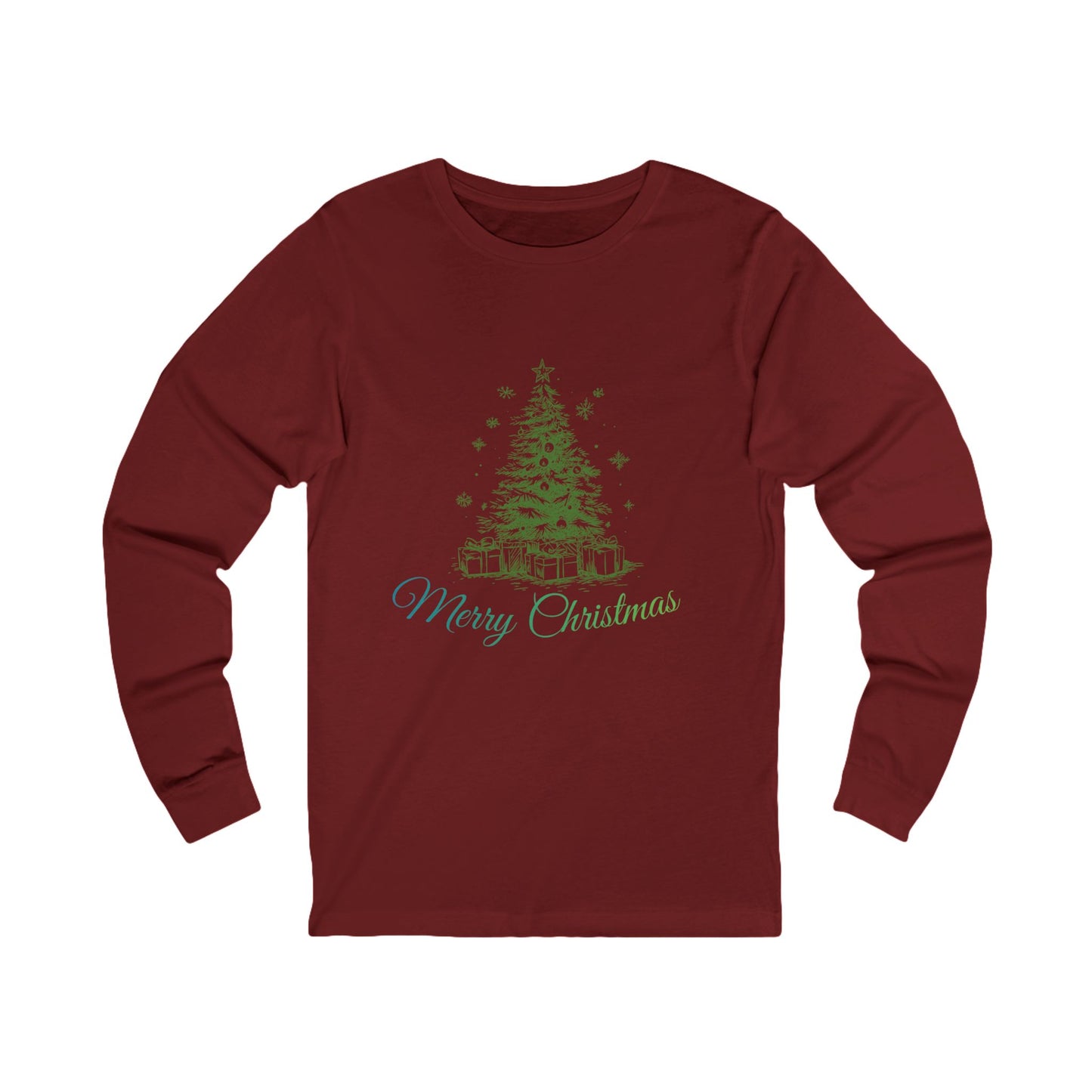 Merry Christmas - Winter Unisex Jersey Long Sleeve Tee