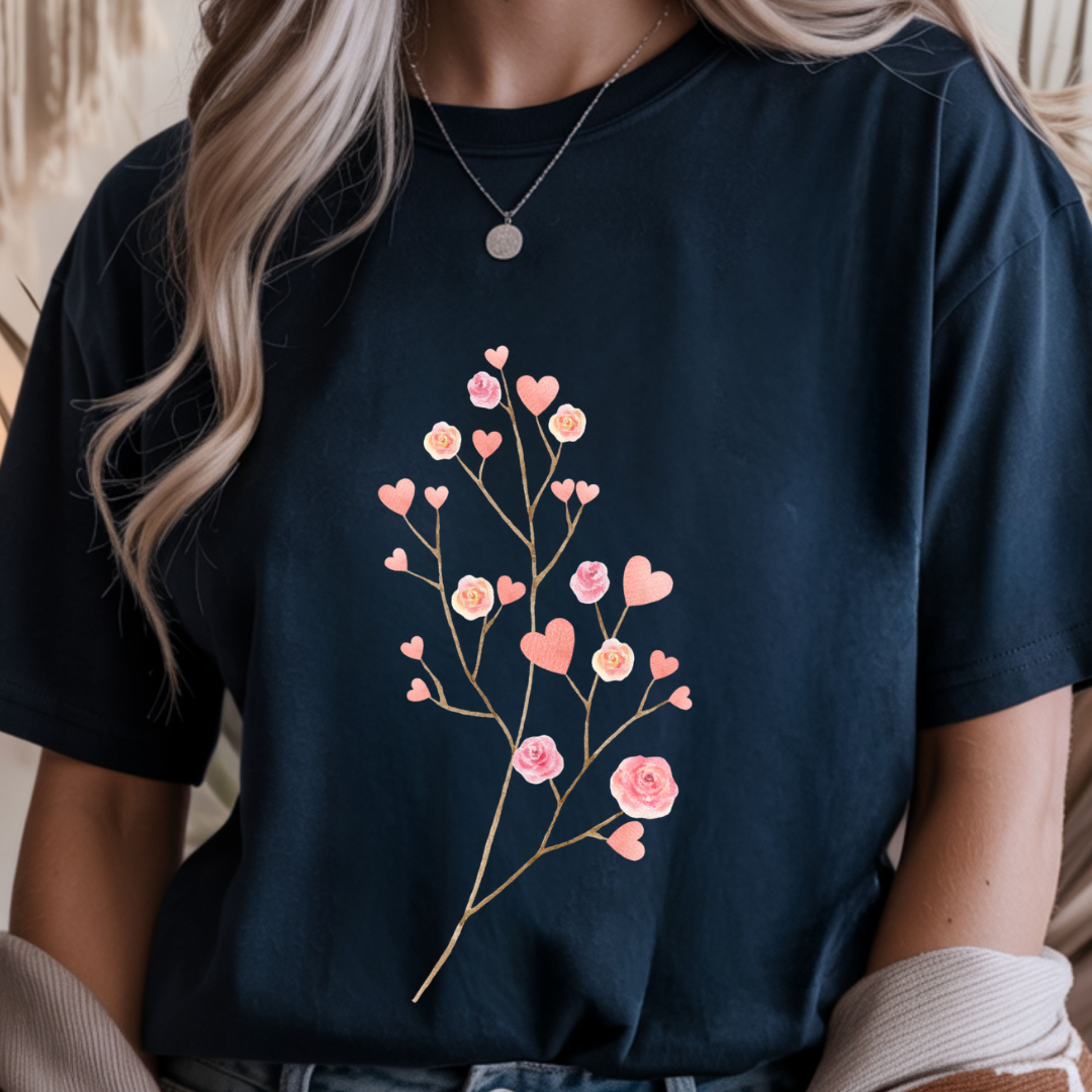 Love Branch - Valentines Day Unisex T-Shirt