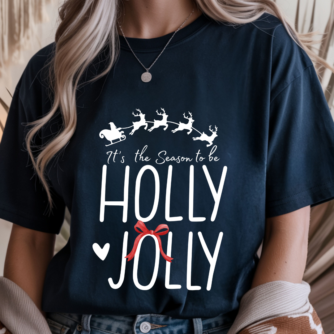 It's the Season to Be Holly Jolly - Winter Unisex T-Shirt