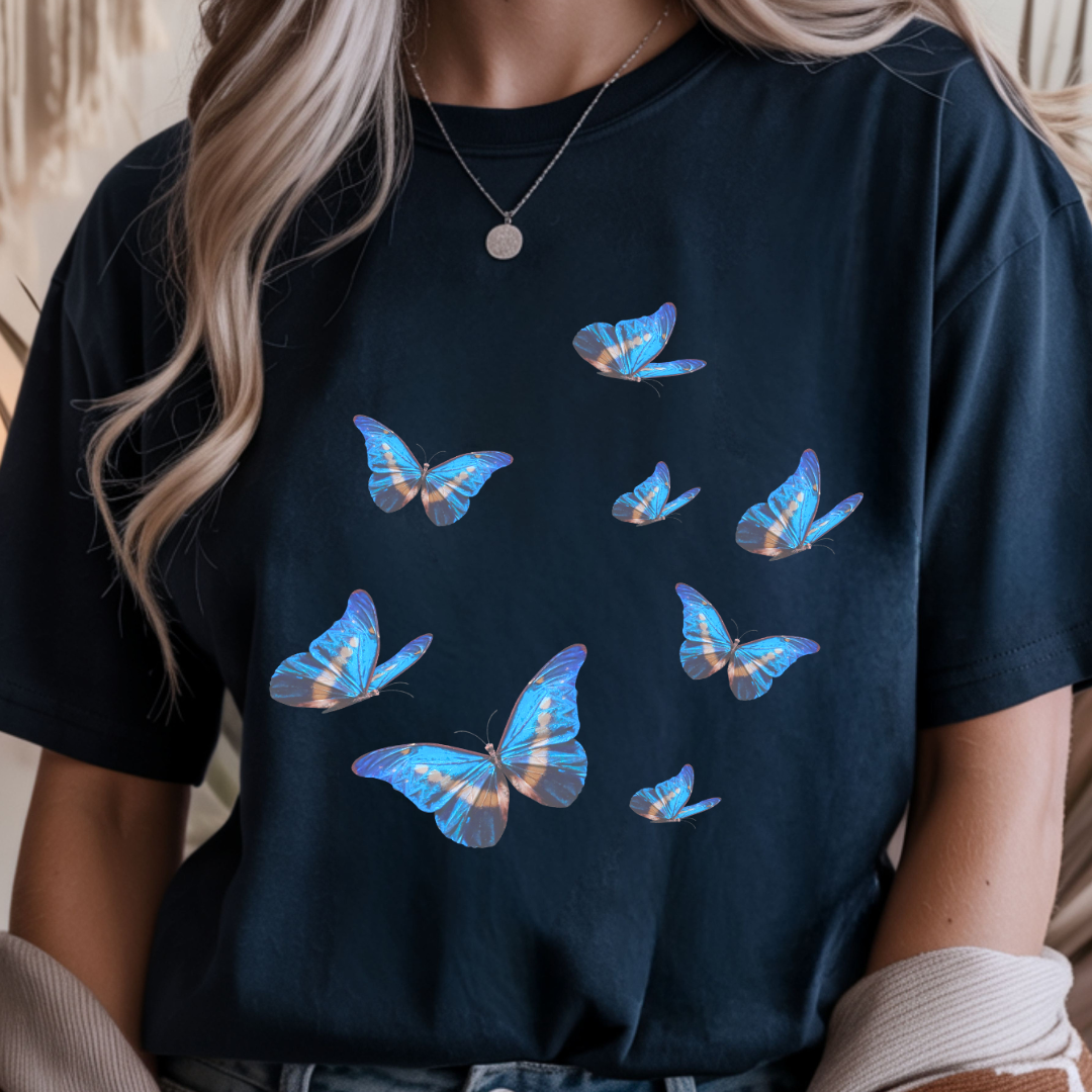 Flying Butterflies - Spring Unisex T-Shirt