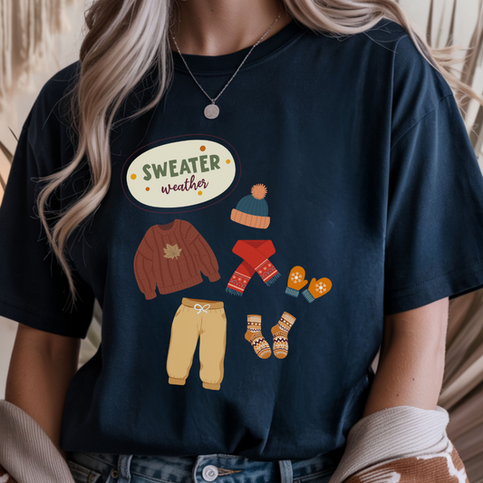 Sweater Weather - Winter Unisex T-Shirt