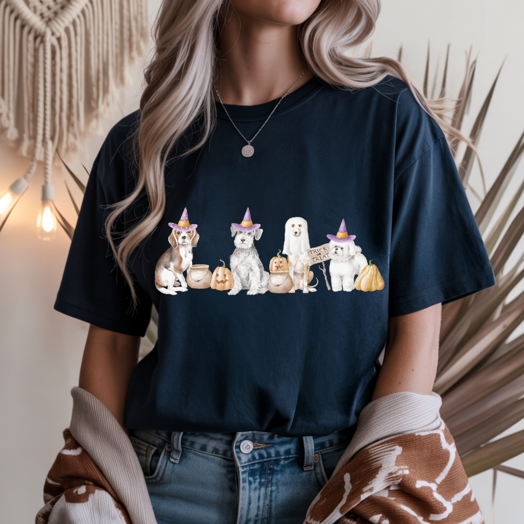 Halloween Party Dogs Unisex T-Shirt