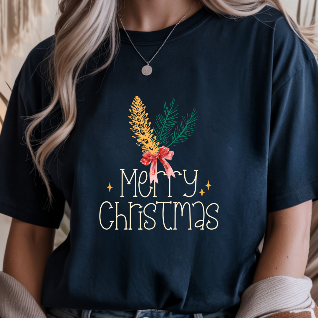 Merry Christmas Pine - Winter Unisex T-Shirt