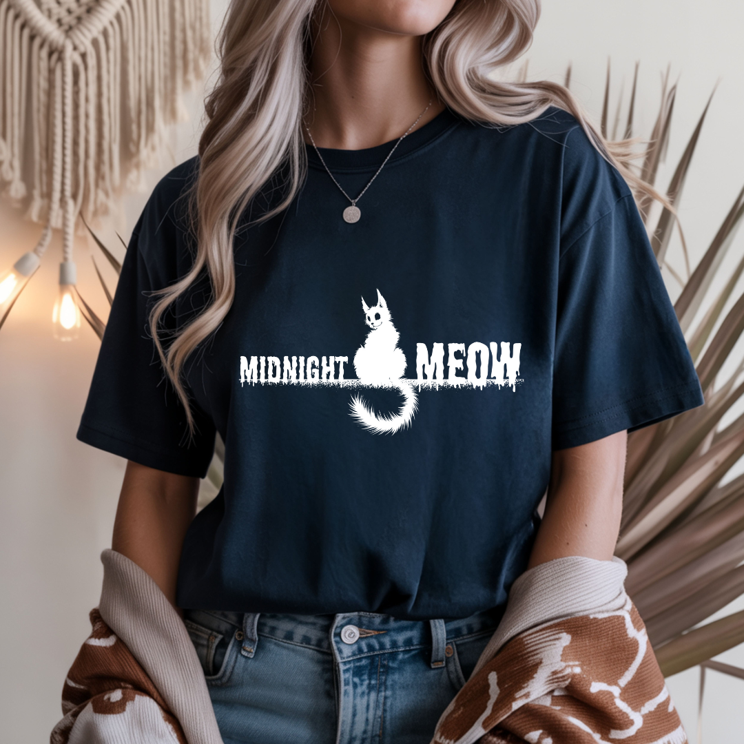 Midnight Meow Unisex T-Shirt