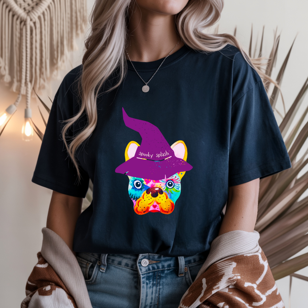 Spooky Splash - Halloween Dog Unisex T-Shirt