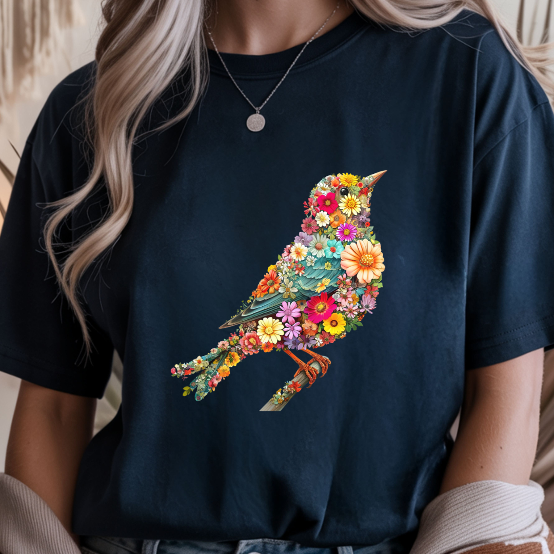 Blossom Bird - Spring Unisex T-Shirt
