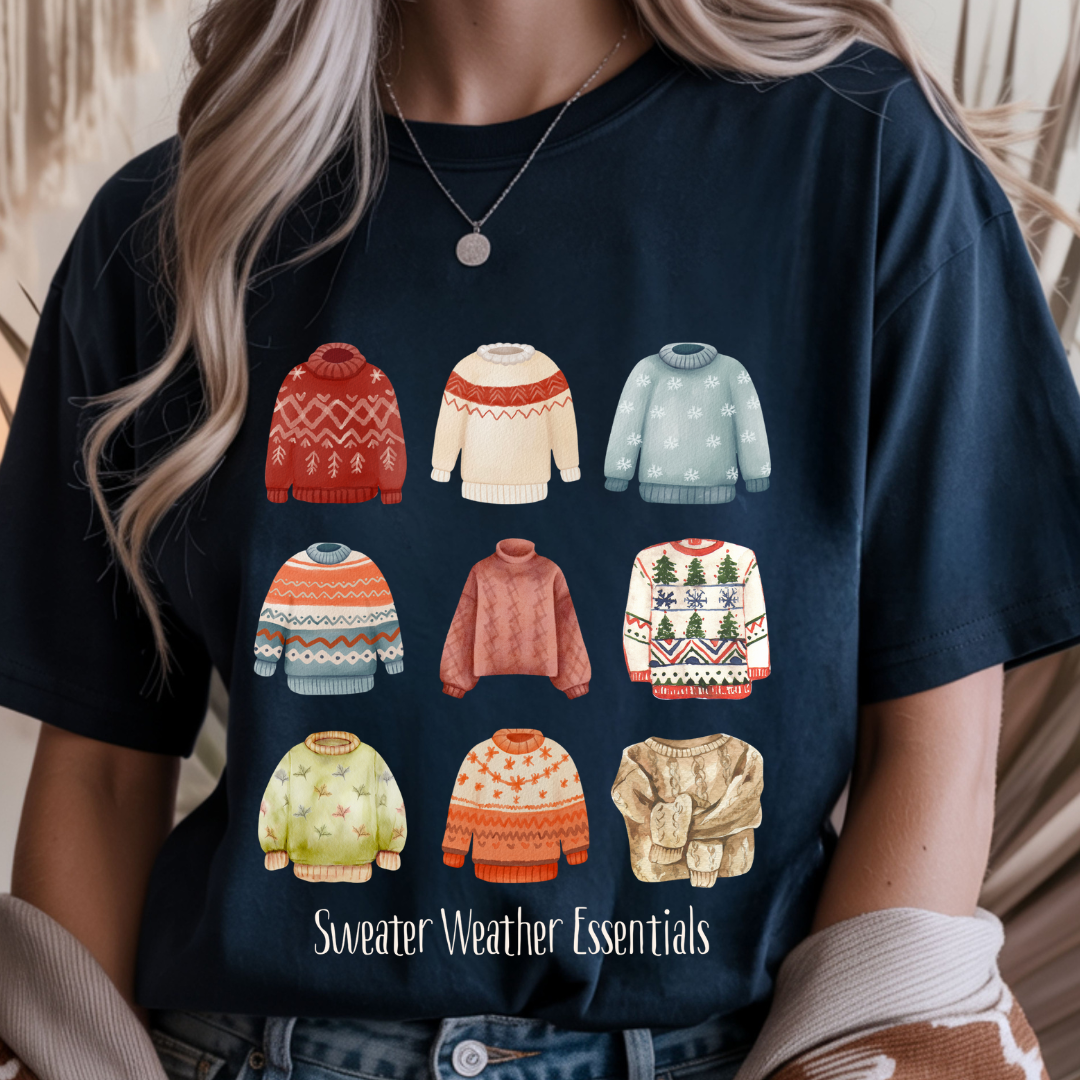 Sweater Weather Essentials - Winter Unisex T-Shirt