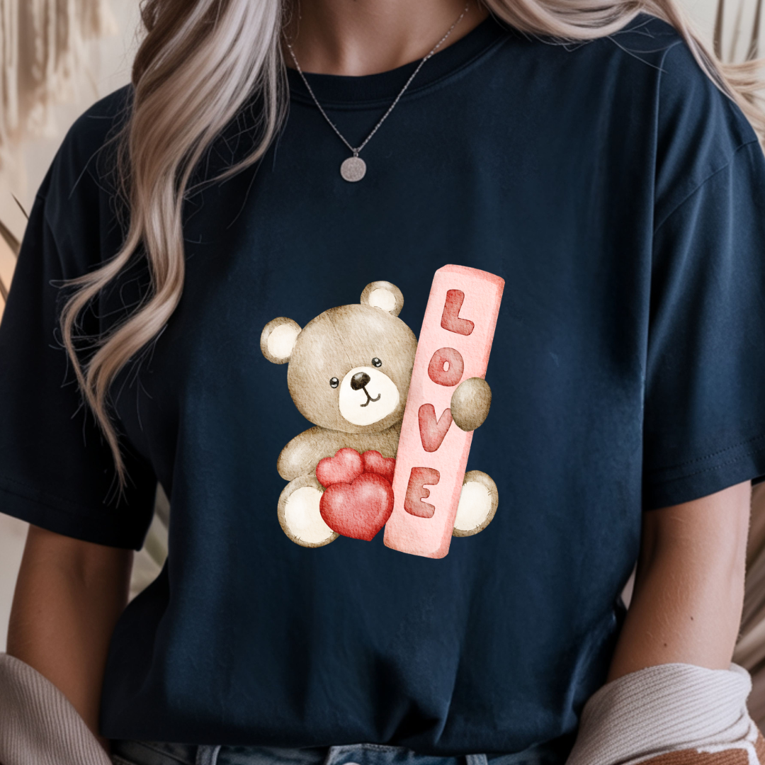 Valentine Bear - Valentines Day Unisex T-Shirt