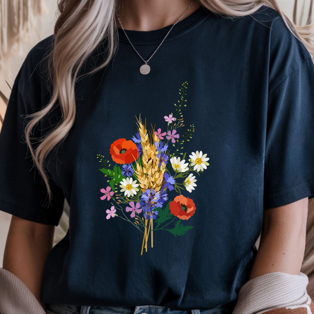 Wildflower Bouquet - Spring Unisex T-Shirt