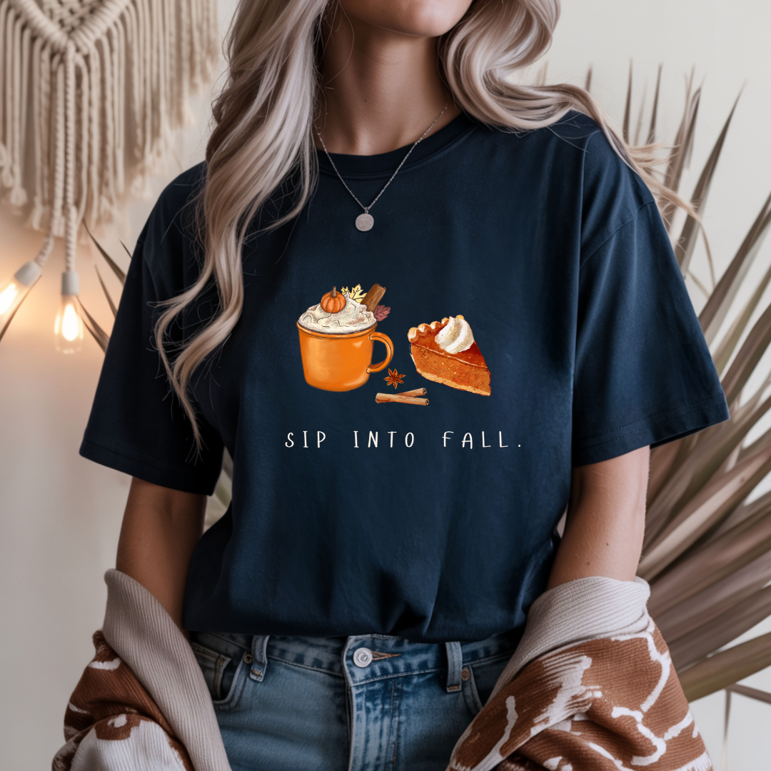 Sip into Fall Unisex T-Shirt