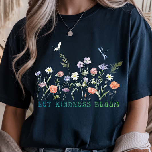 Let Kindness Bloom - Spring Unisex T-Shirt