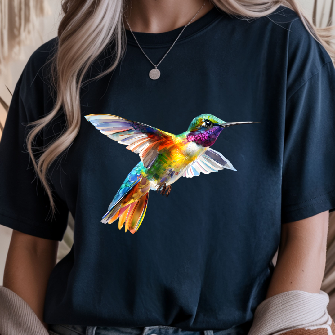 Neon Hummingbird - Spring Unisex T-Shirt
