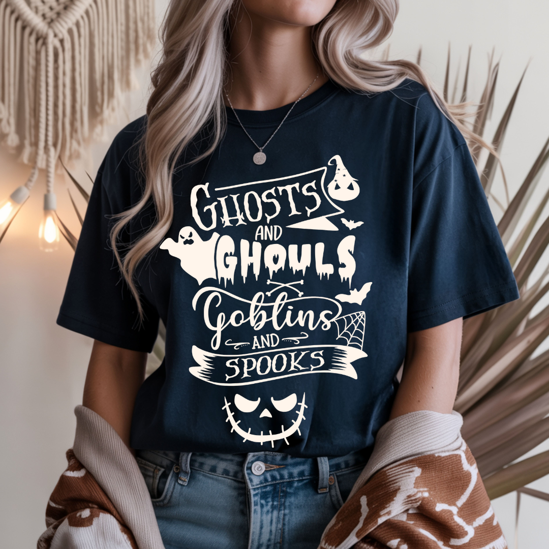 Ghosts, Ghouls - Halloween Unisex T-Shirt