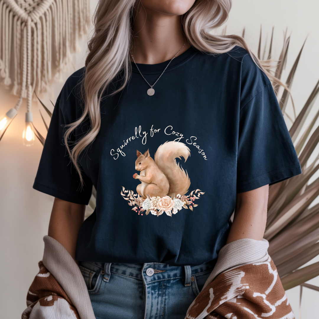 Squirrelly for Cozy Season Unisex T-Shirt