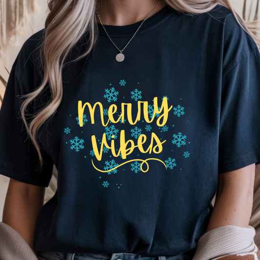 Merry Vibes - Christmas Unisex T-Shirt