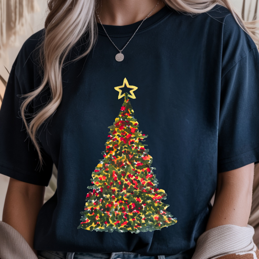 Shiny Christmas Tree - Christmas Unisex T-Shirt