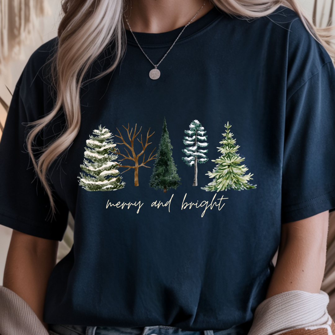 Merry and Bright - Winter Unisex T-Shirt