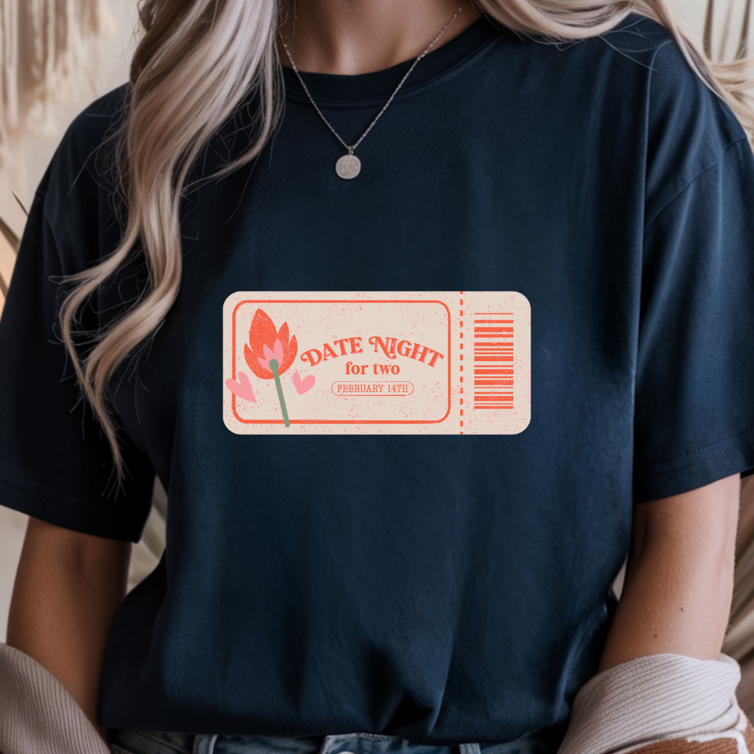 Date Night for Two - Valentines Day Unisex T-Shirt