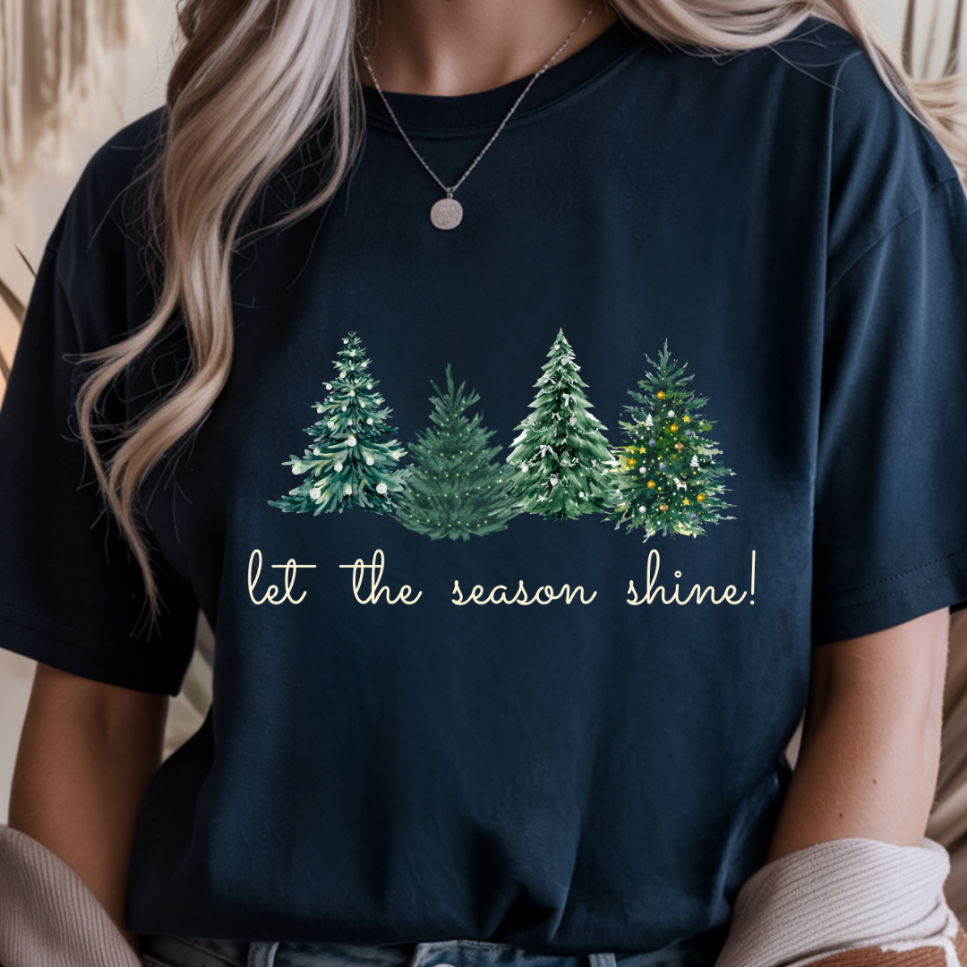 Let the Season Shine! - Christmas Unisex T-Shirt