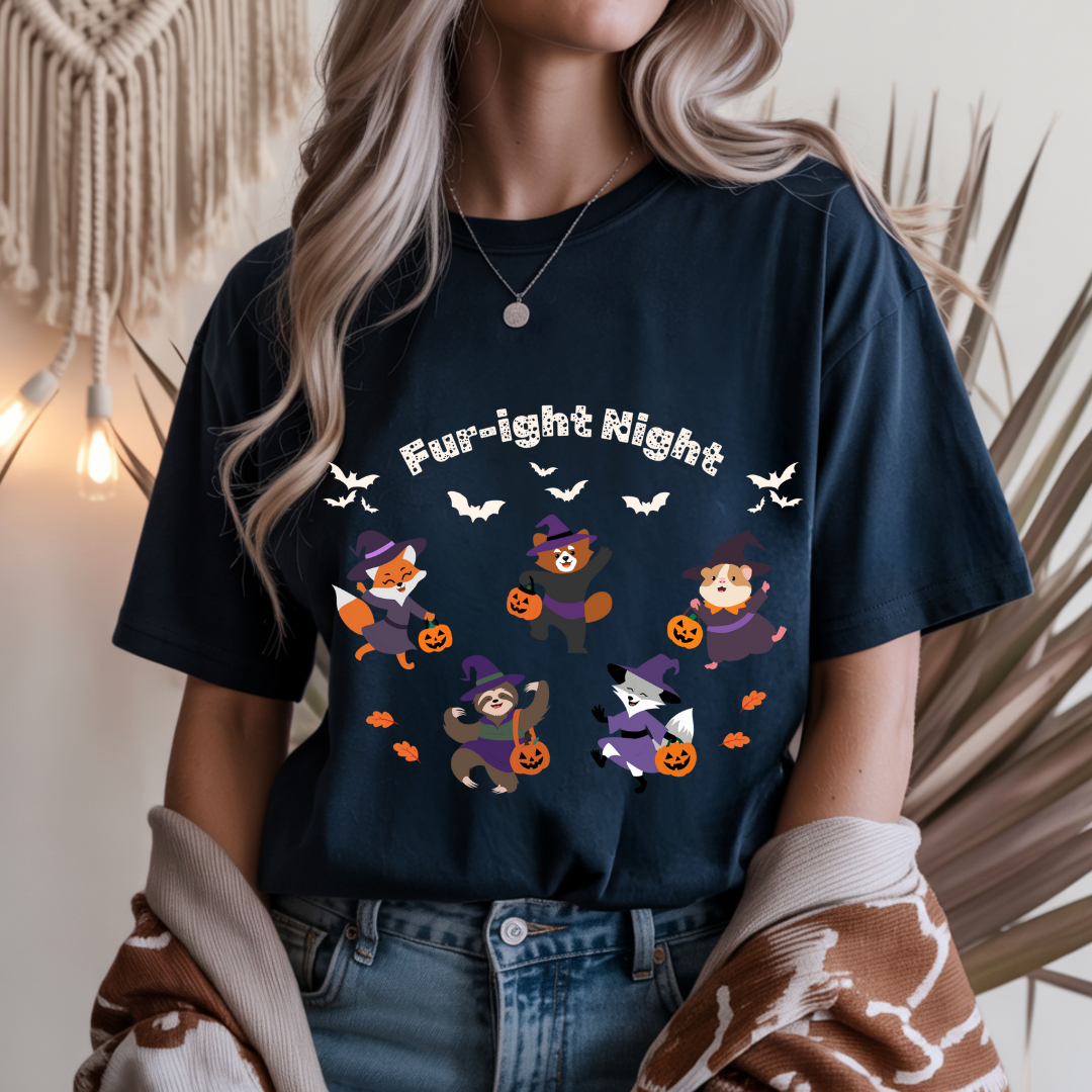 Fur-ight Night - Halloween Unisex T-Shirt