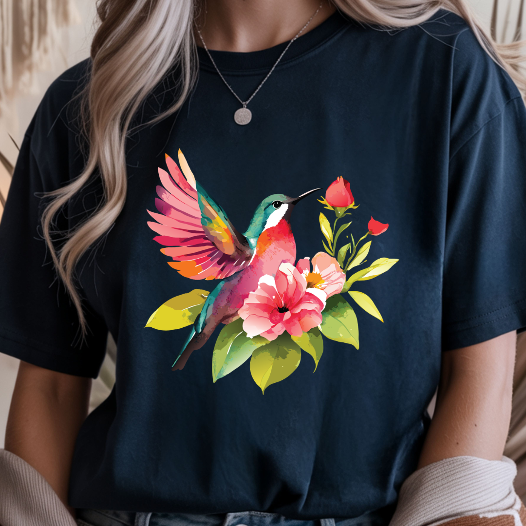 Hummingbird Garden - Spring Unisex T-Shirt
