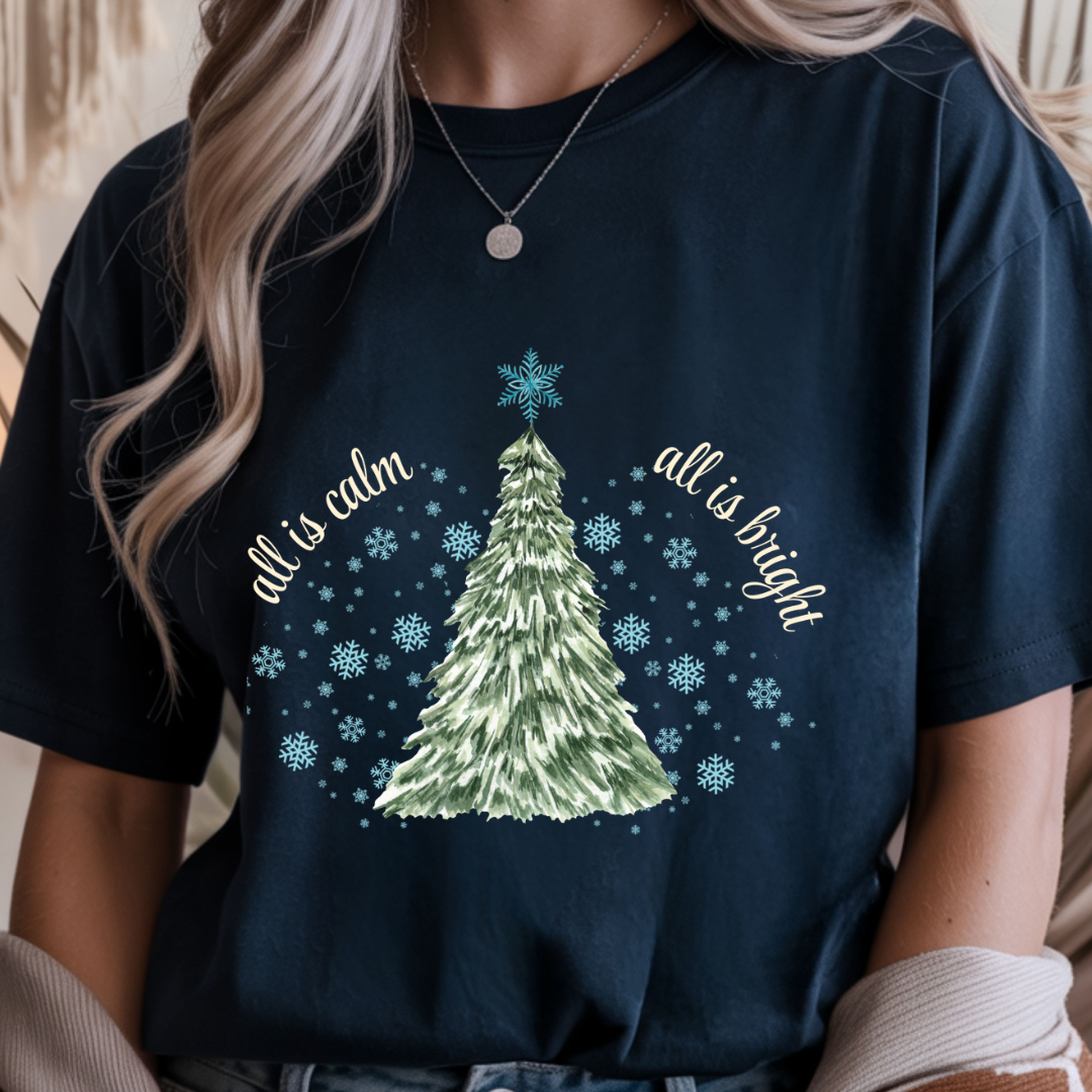 All is calm - All is bright - Winter Unisex T-Shirt