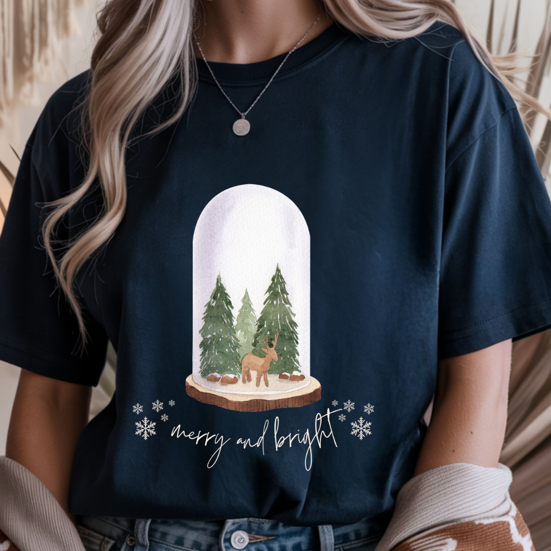 Merry & Bright - Christmas Unisex T-Shirt