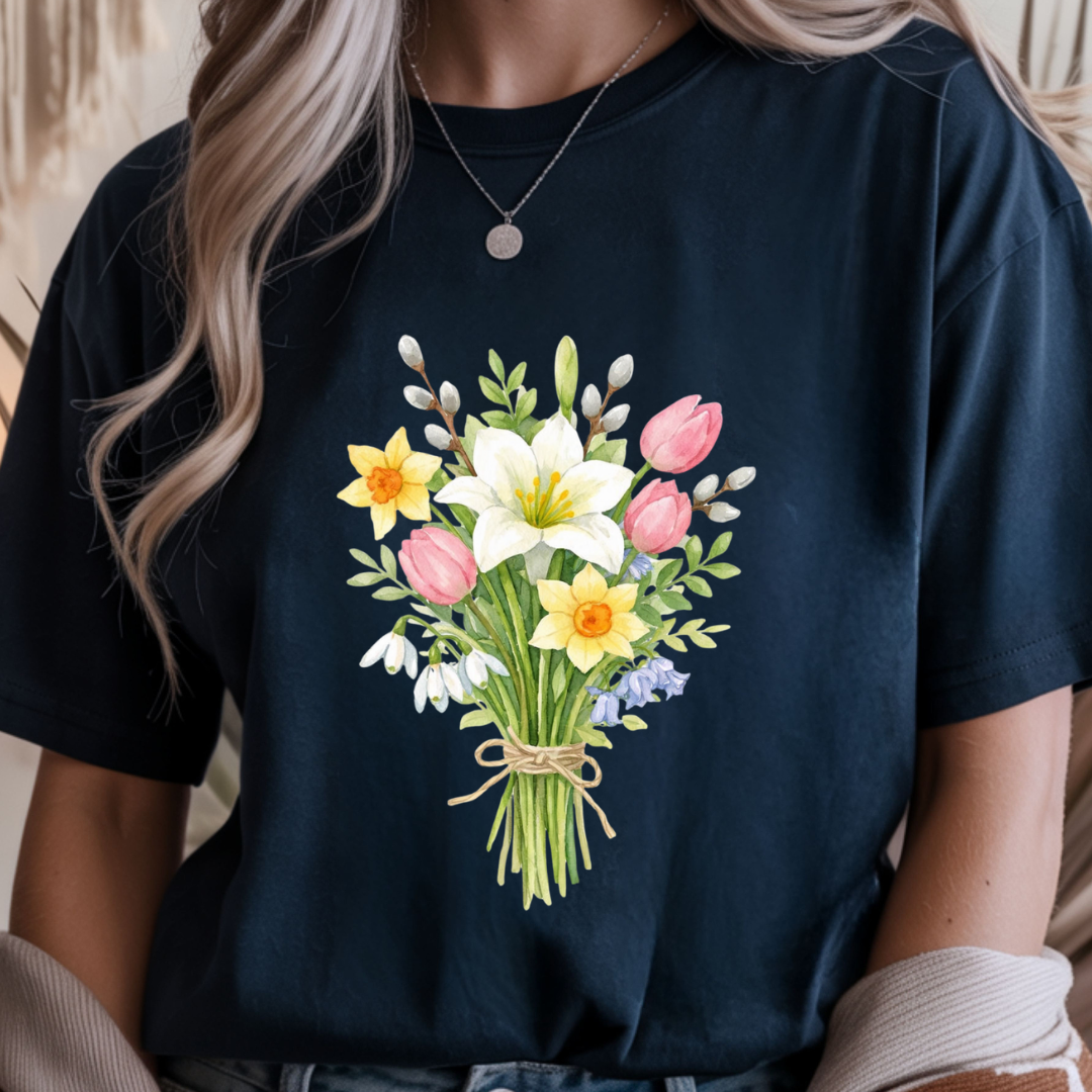 Wildflower Bunch - Spring Unisex T-Shirt
