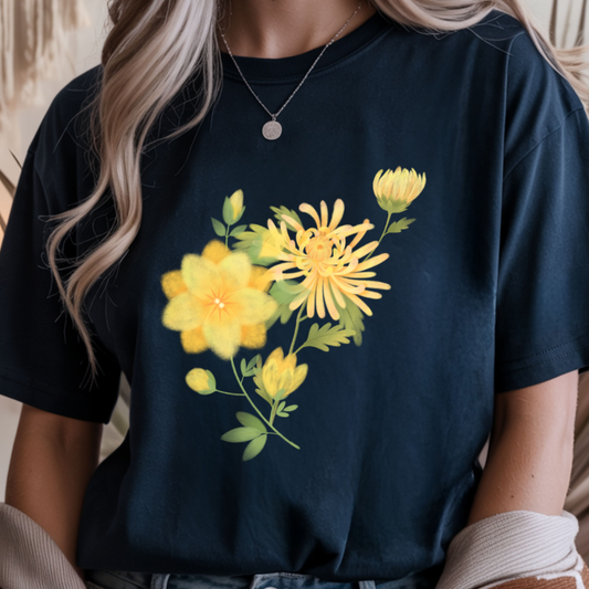 Yellow Wildflower - Spring Unisex T-Shirt