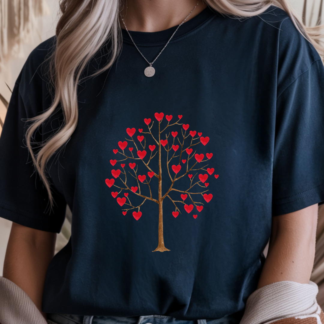 Love Tree - Valentines Day Unisex T-Shirt
