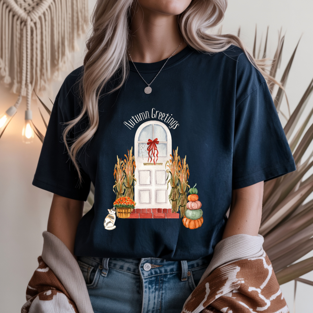 Autumn Greetings - Fall Unisex T-Shirt