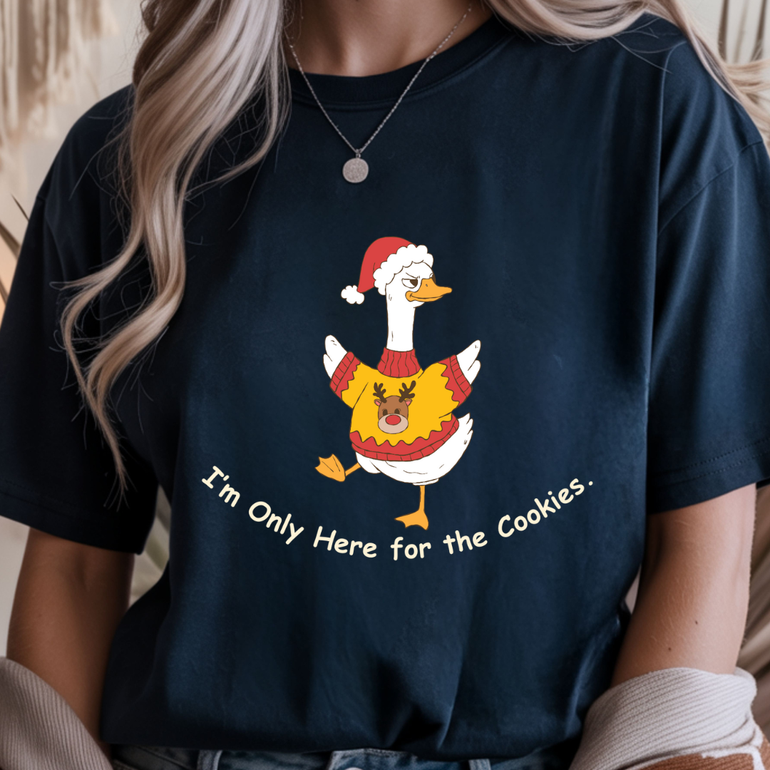 I’m Only Here for the Cookies - Christmas Unisex T-Shirt