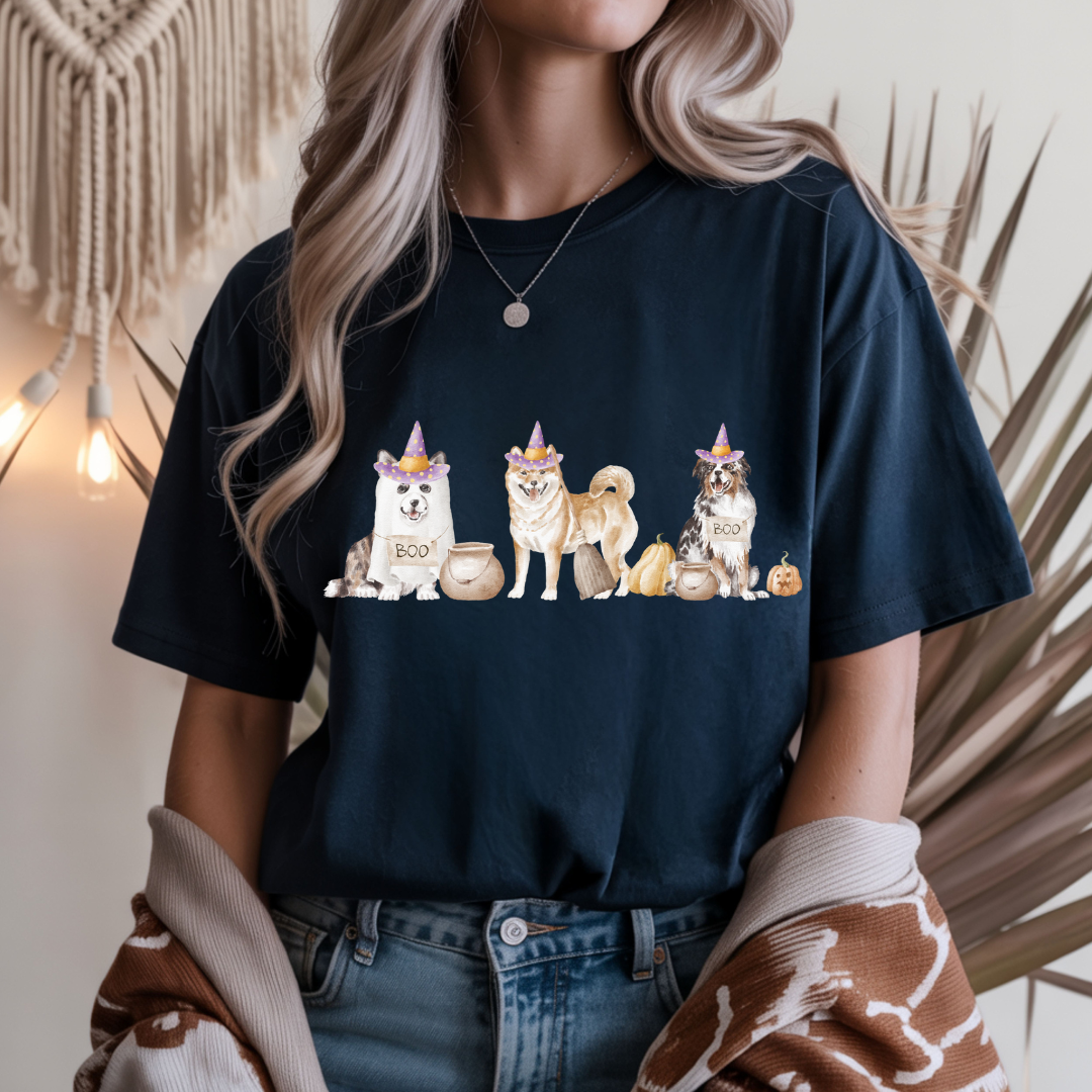 Halloween Party Dogs 3 Unisex T-Shirt