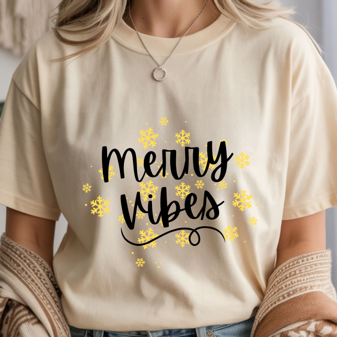 Merry Vibes - Christmas Unisex T-Shirt