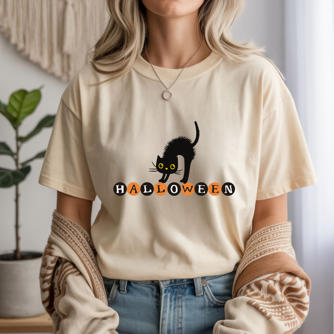 Halloween Cat Unisex T-Shirt