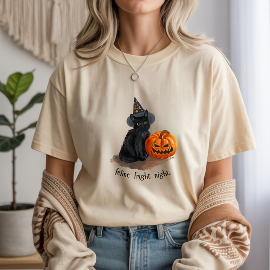 Feline Fright Night Unisex T-Shirt
