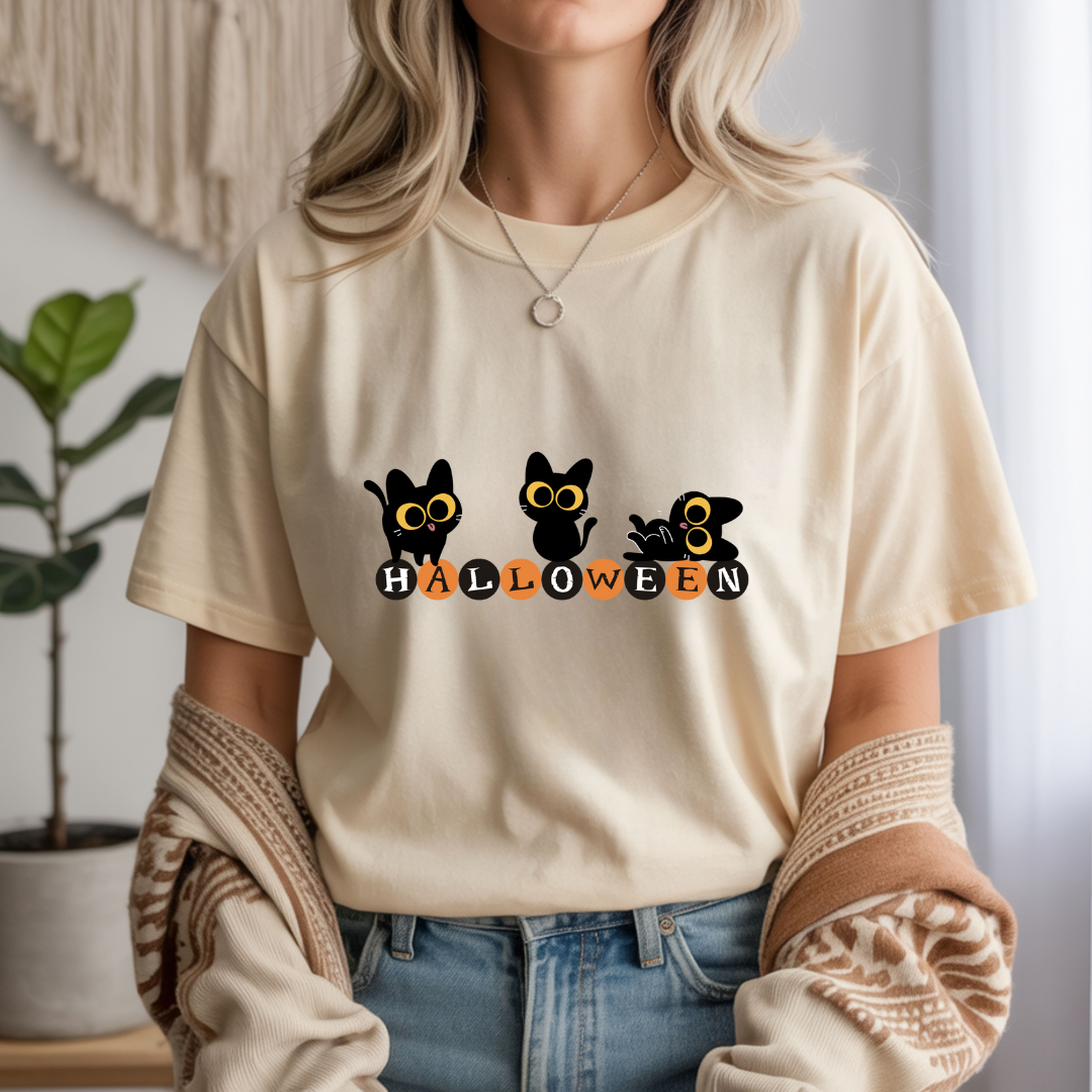 Halloween Cat Unisex T-Shirt