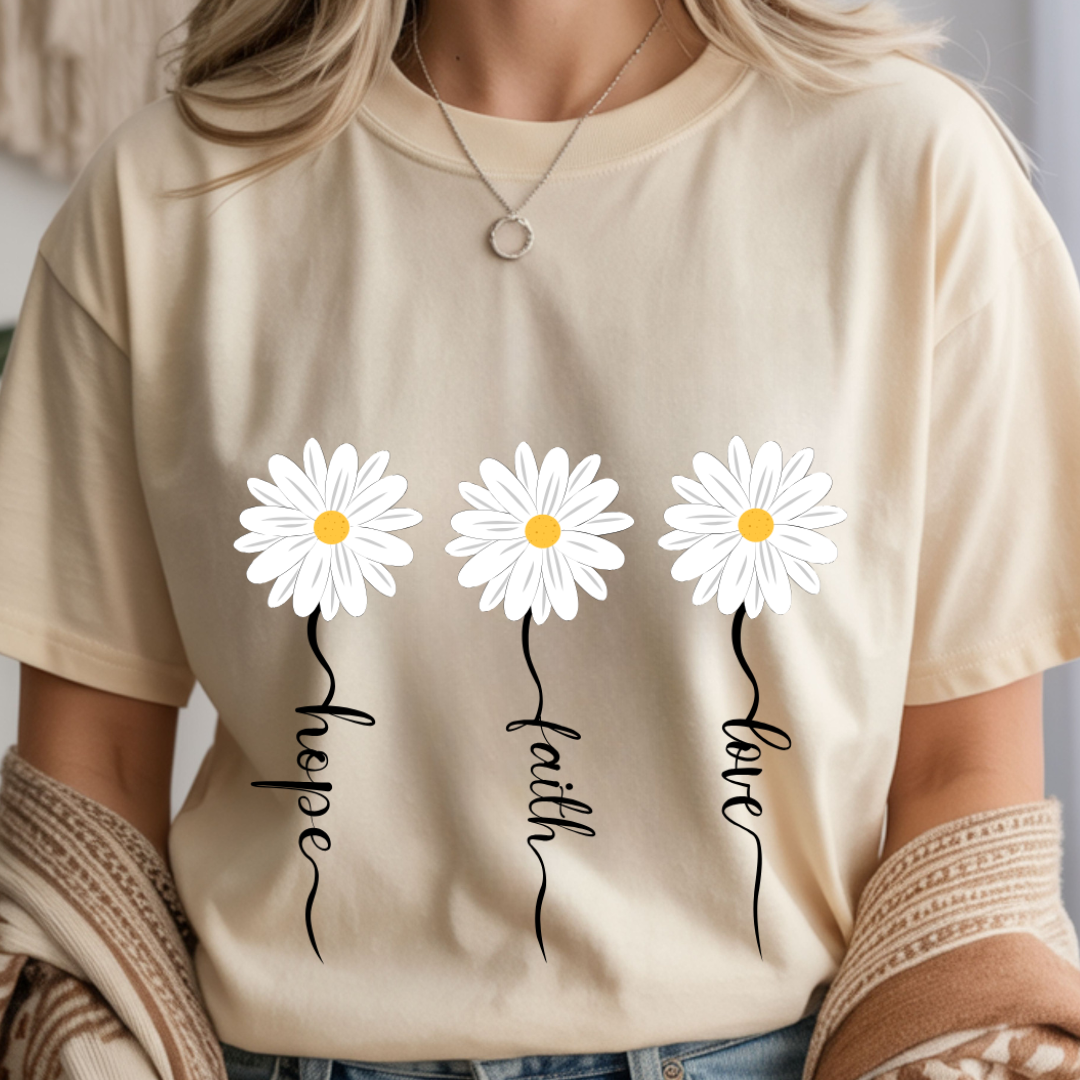 Love-Faith-Hope - Spring Unisex T-Shirt