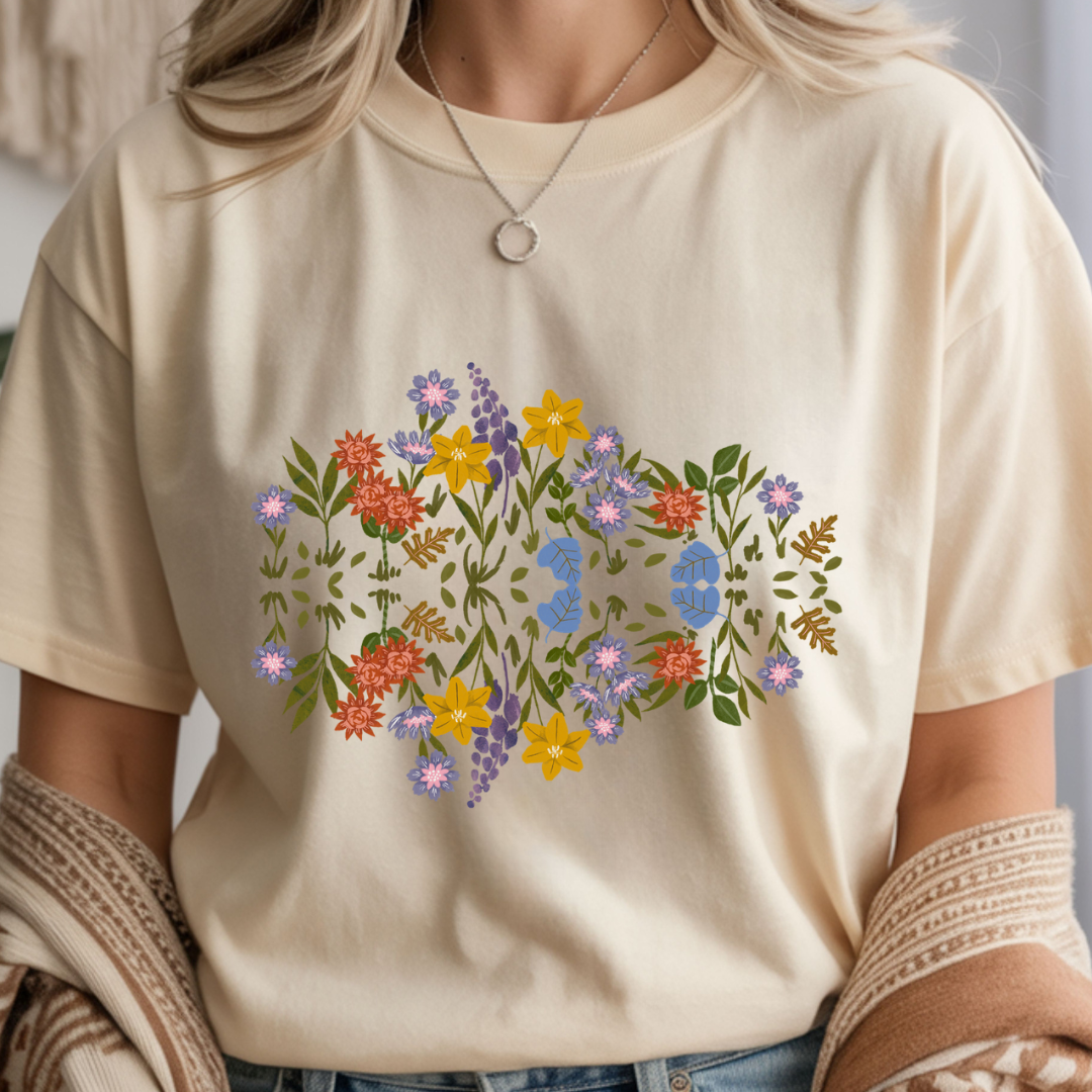Meadow Wildflower - Spring Unisex T-Shirt