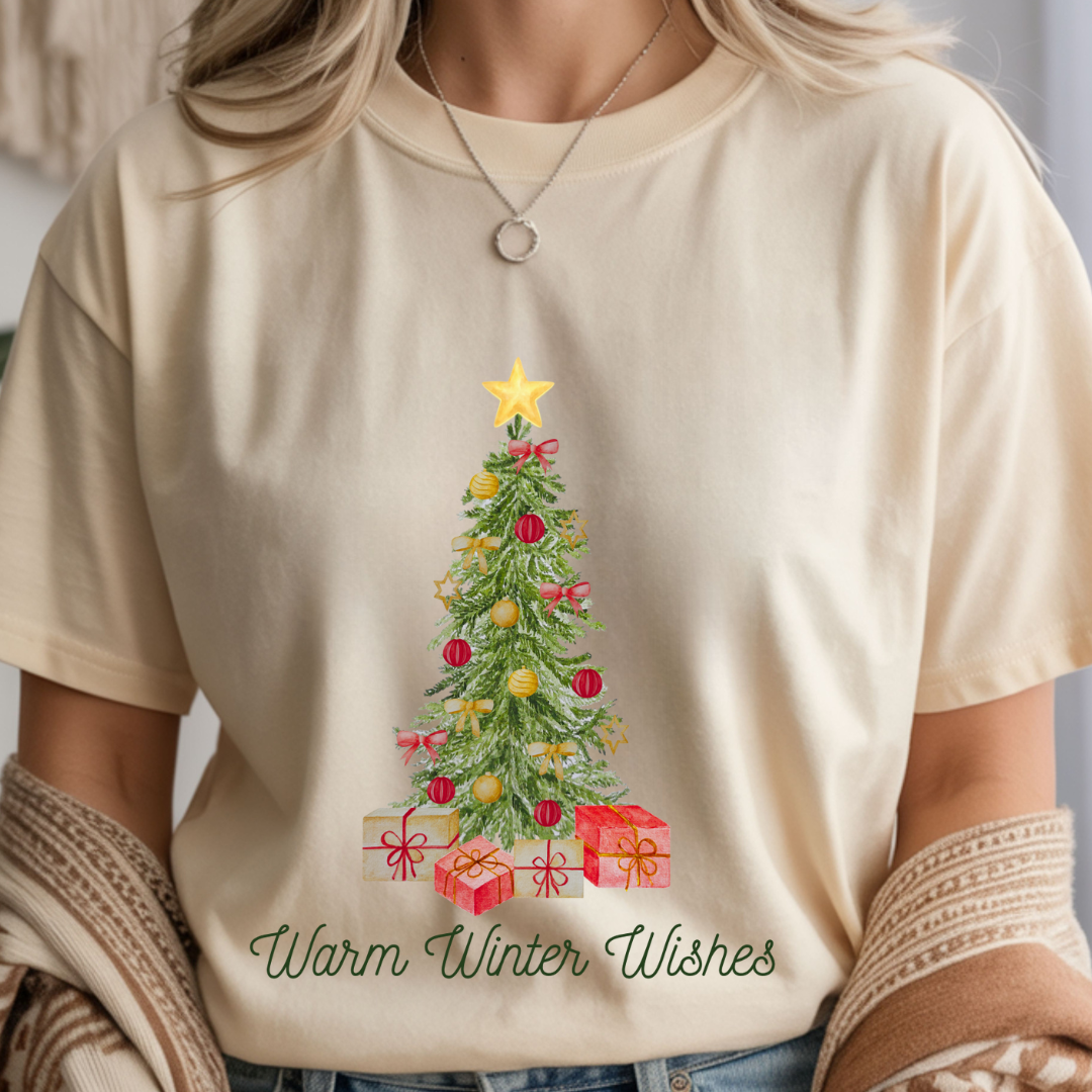 Warm Winter Wishes - Christmas Unisex T-Shirt