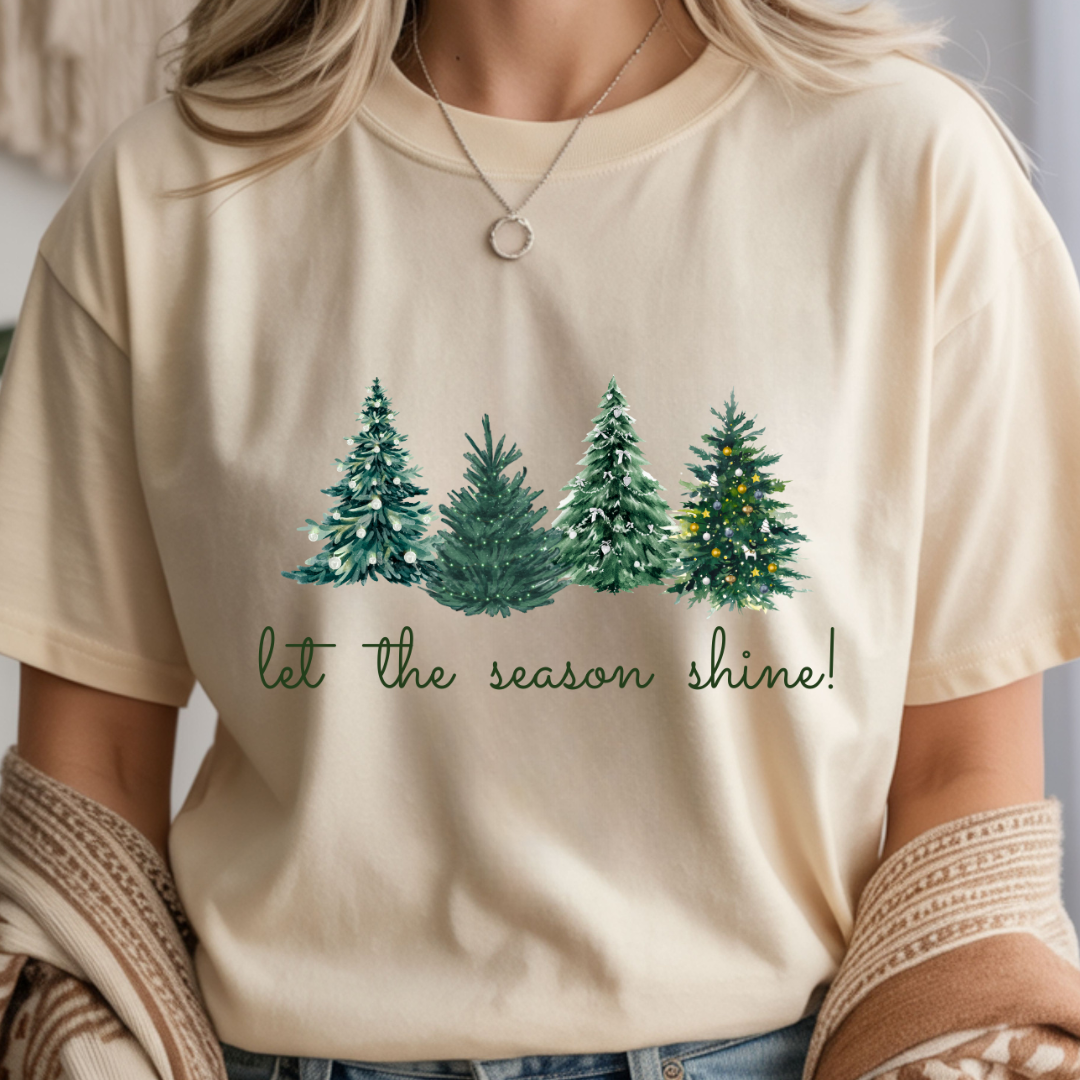 Let the Season Shine! - Christmas Unisex T-Shirt